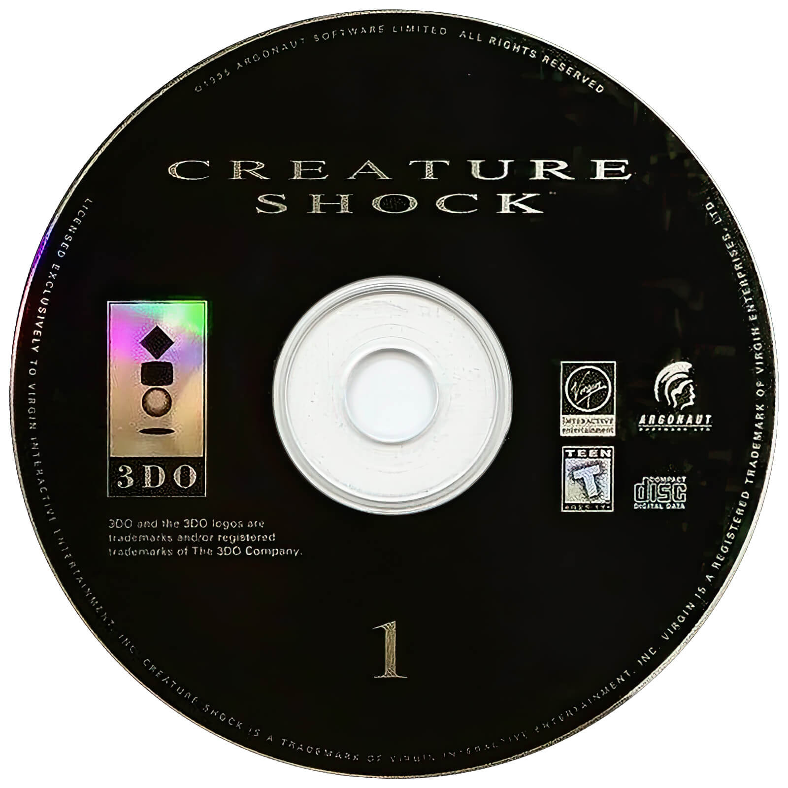 Лицензионный диск Creature Shock для 3DO